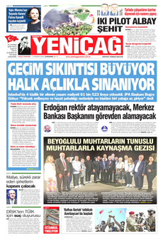 YENİÇAĞ 5 Haziran 2024 gazete manşeti
