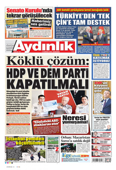 AYDINLIK GAZETESİ 5 Haziran 2024 gazete manşeti