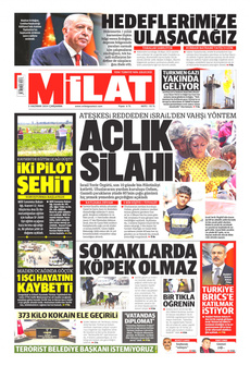 MİLAT 5 Haziran 2024 gazete manşeti