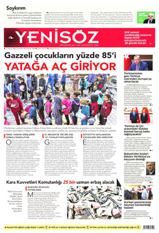 YENİ SÖZ GAZETESİ 5 Haziran 2024 gazete manşeti