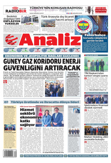 ANALİZ 5 Haziran 2024 gazete manşeti