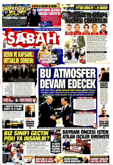 SABAH 13 Haziran 2024 gazete manşeti