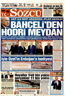 SÖZCÜ 13 Haziran 2024 gazete manşeti