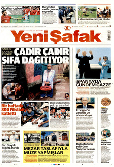 YENİ ŞAFAK 13 Haziran 2024 gazete manşeti