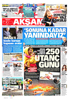 AKŞAM 13 Haziran 2024 gazete manşeti