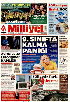 MİLLİYET 13 Haziran 2024 gazete manşeti