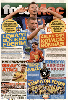 FOTOMAÇ 13 Haziran 2024 gazete manşeti