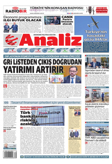 ANALİZ 13 Haziran 2024 gazete manşeti