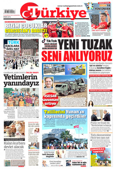 TÜRKİYE GAZETESİ 19 Haziran 2024 gazete manşeti