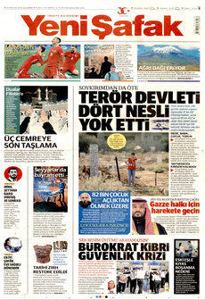 YENİ ŞAFAK 19 Haziran 2024 gazete manşeti