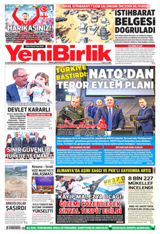 YENİBİRLİK 19 Haziran 2024 gazete manşeti