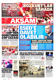 AKŞAM 6 Temmuz 2024 gazete manşeti