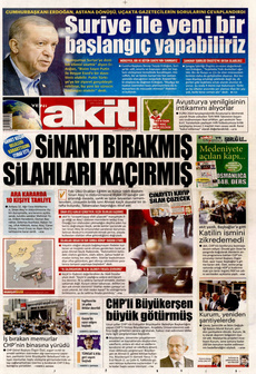 YENİ AKİT 6 Temmuz 2024 gazete manşeti