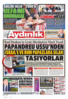 AYDINLIK GAZETESİ 6 Temmuz 2024 gazete manşeti
