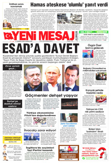 YENİ MESAJ 6 Temmuz 2024 gazete manşeti