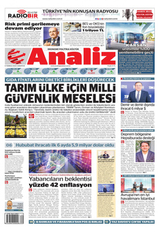 ANALİZ 6 Temmuz 2024 gazete manşeti