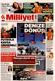 MİLLİYET 10 Ağustos 2024 gazete manşeti