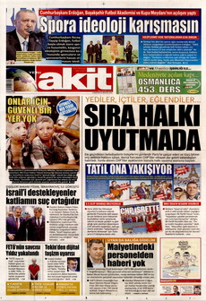 YENİ AKİT 10 Ağustos 2024 gazete manşeti
