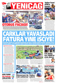 YENİÇAĞ 10 Ağustos 2024 gazete manşeti