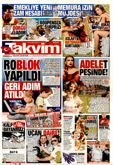 TAKVİM 10 Ağustos 2024 gazete manşeti