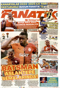 FANATİK 10 Ağustos 2024 gazete manşeti