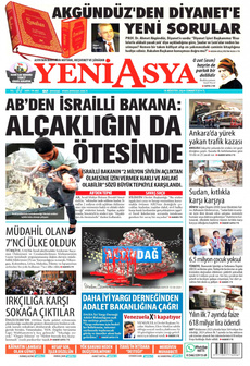 YENİ ASYA 10 Ağustos 2024 gazete manşeti
