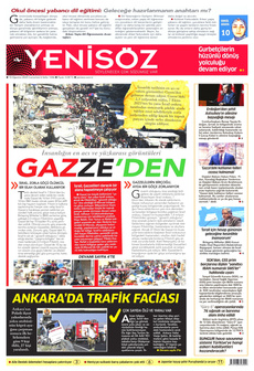 YENİ SÖZ GAZETESİ 10 Ağustos 2024 gazete manşeti
