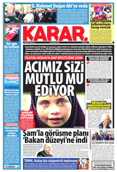 KARAR 13 Ağustos 2024 gazete manşeti
