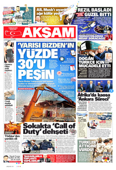 AKŞAM 13 Ağustos 2024 gazete manşeti