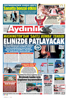 AYDINLIK GAZETESİ 13 Ağustos 2024 gazete manşeti