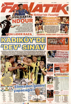 FANATİK 13 Ağustos 2024 gazete manşeti