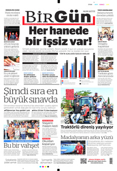 BİRGÜN 13 Ağustos 2024 gazete manşeti