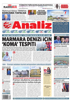 ANALİZ 13 Ağustos 2024 gazete manşeti
