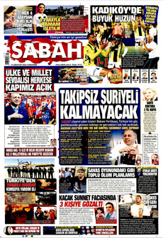 SABAH 14 Ağustos 2024 gazete manşeti