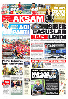AKŞAM 14 Ağustos 2024 gazete manşeti