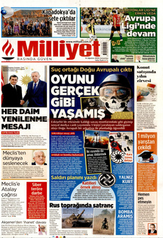 MİLLİYET 14 Ağustos 2024 gazete manşeti