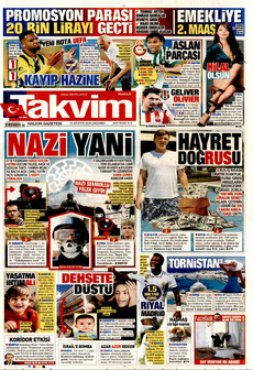 TAKVİM 14 Ağustos 2024 gazete manşeti