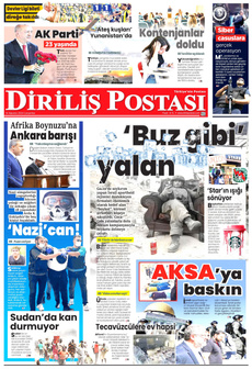 DİRİLİŞ POSTASI 14 Ağustos 2024 gazete manşeti