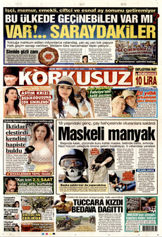 KORKUSUZ 14 Ağustos 2024 gazete manşeti