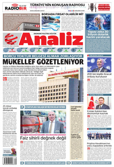 ANALİZ 14 Ağustos 2024 gazete manşeti