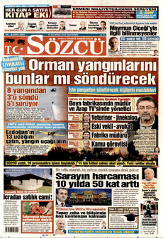 SÖZCÜ 19 Ağustos 2024 gazete manşeti