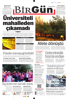 BİRGÜN 19 Ağustos 2024 gazete manşeti