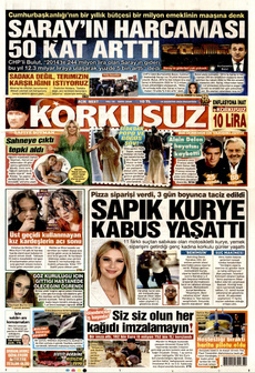 KORKUSUZ 19 Ağustos 2024 gazete manşeti