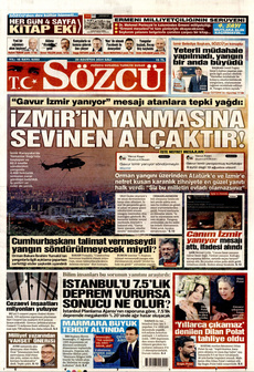 SÖZCÜ 20 Ağustos 2024 gazete manşeti