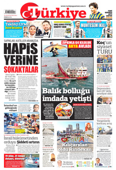 TÜRKİYE GAZETESİ 20 Ağustos 2024 gazete manşeti