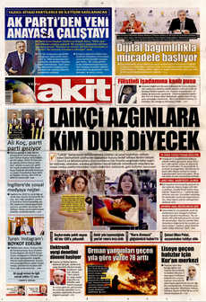YENİ AKİT 20 Ağustos 2024 gazete manşeti