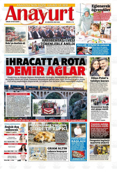 ANAYURT 20 Ağustos 2024 gazete manşeti