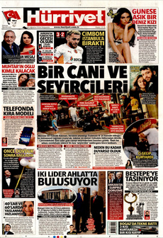HÜRRİYET 22 Ağustos 2024 gazete manşeti