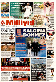 MİLLİYET 22 Ağustos 2024 gazete manşeti