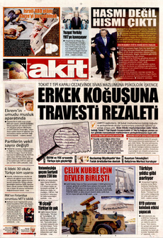 YENİ AKİT 22 Ağustos 2024 gazete manşeti